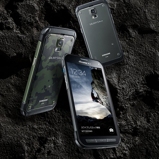 防水 防塵 耐衝撃 米国軍用規格準拠 アクティブな男にふさわしい美しきタフネス スマホ Galaxy S5 Active